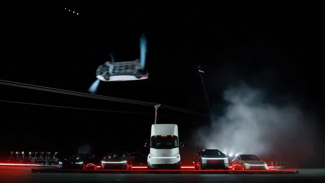 The original Flying car scene at 0:03.0: upside down